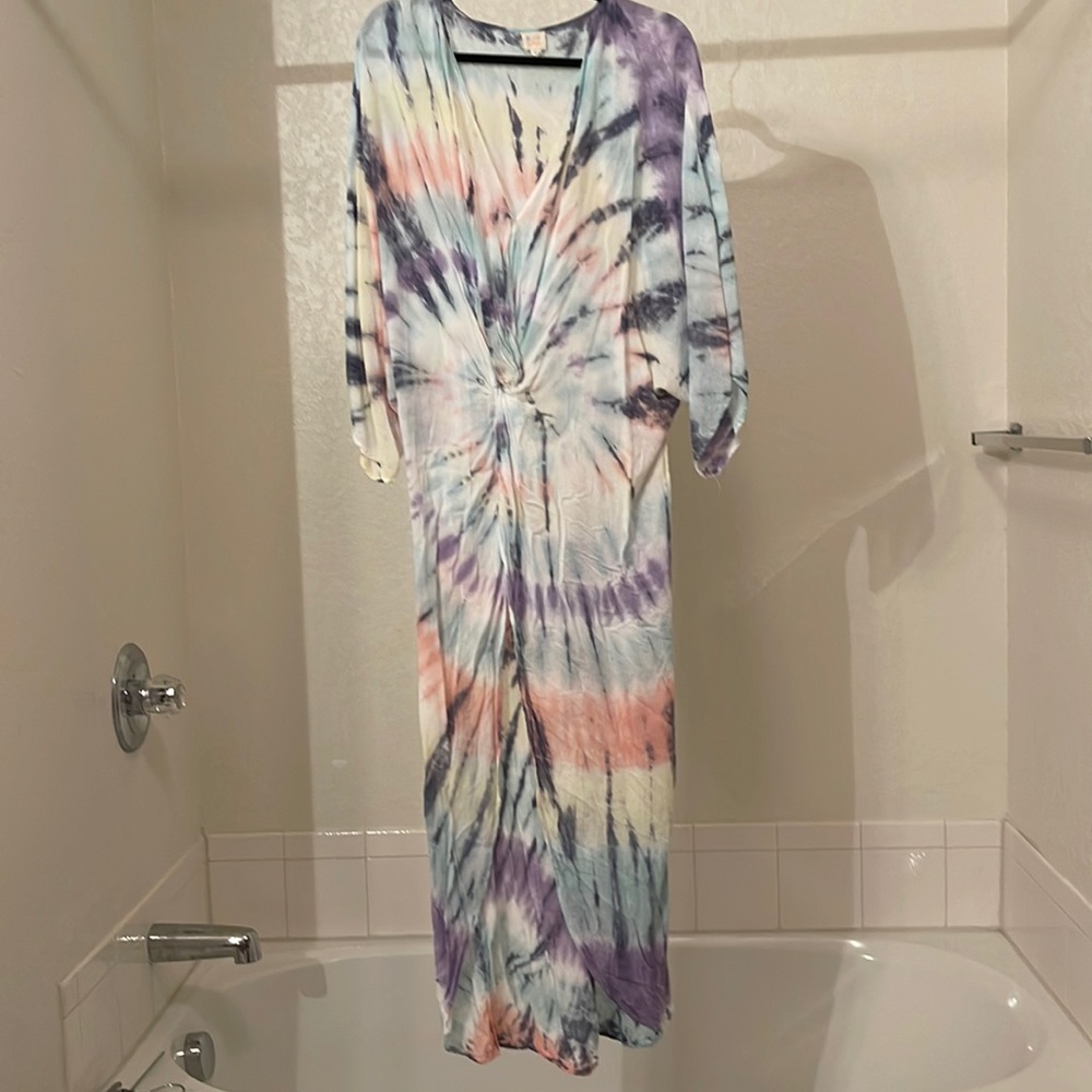 Tie Dye Bathing Suit Cover Up